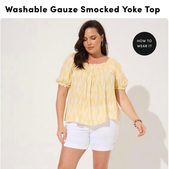 NWOT Torrid elastic top - Picture 2 of 8